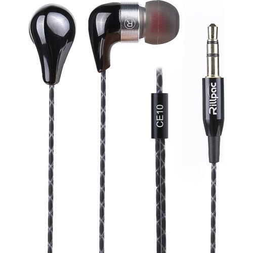 Rillpac CE10 Noise Isolating In-Ear Stereo Earphones Ceramic Metal Construction HiFi Earphone for mobile phone Brand Earphones