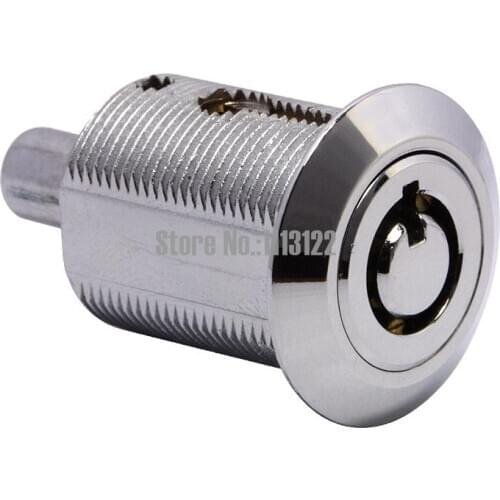 M19 Tubular Key Push Lock Plunger Cylinder Lock Translation file cabinet Lock 7 pins tubular push cam lock 5 Pcs