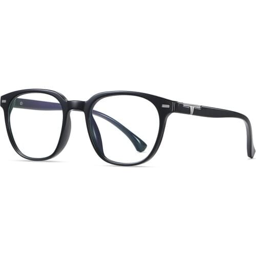 Veshion Anti Blue Light Glasses for Computer Clear Lens Tr90 Women Square Optical Glasses Frame for Men Retro Female Gift