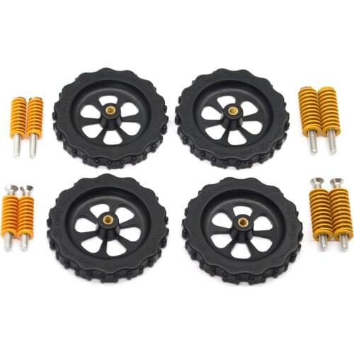 4PCS Diameter 60mm Upgraded Hand Twist Leveling Nut+8PCS Hot Bed Springs + 4PCS M4X35 Screws +4PCS M4X40mm Screws for 3D Printer