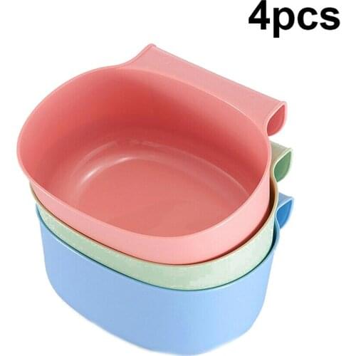 4pcs Hot Kitchen Cabinet box Door Hanging Trash Garbage Bin Can Rubbish Storage boxes Bins