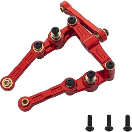 Aluminum Ball Bearing Crank Steering Assembly Link Set for Tamiya TT02 TT-02 TT-02D 1/10 RC Drift Car Parts