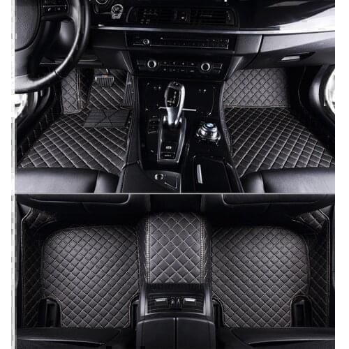 Custom Car Floor Mats For Mercedes Benz B-Class 2011 2010 2009 Leather Carpets Car Accessories Interior Car Styling Foot Pads