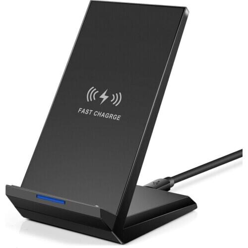 15W Qi Wireless Charger For iPhone X XS Max XR Samsung S9 S8 Note 9 Fast Qi Wireless Safe Charging Desktop Charging Stand