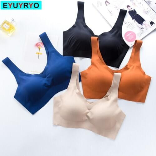 Seamless Underwear Push Up Bra Women Lingerie Sport Brassiere Soft BH Comfort Sleep Top With Padded Vest Bras For Women Bralette