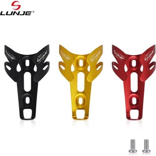 One-piece Ultra-light Aluminum Alloy Road Mountain Bike Bottle Cage with Screws Water Cup Holder Cycling Bicycle Accessories