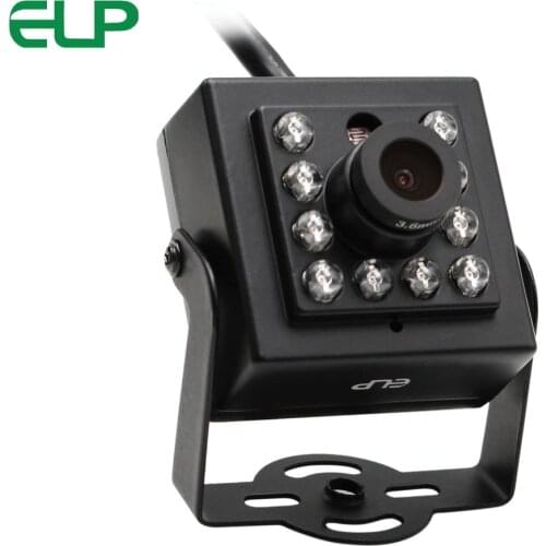 ELP 1.3megapixel Aptina AR0130 IR Cut IR Led Day Night Vision Webcam Aluminum Mini Case Vandal-Proof Indoor Use USB Camera