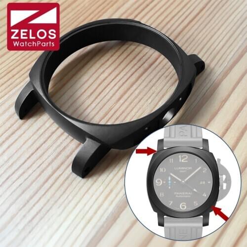 Ceramic case bezel for PAM Panerai LUMINOR 1950 automatic watch