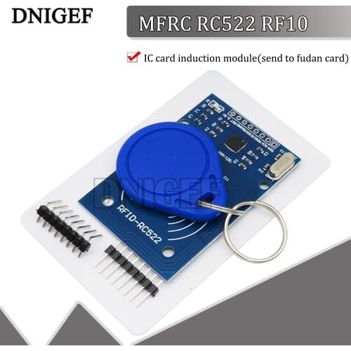 DNIGEF NFC RC522 Sensor Module RC522 RFID RF IC Card Sensor Module to Send S50 Card and Keychain for arduino