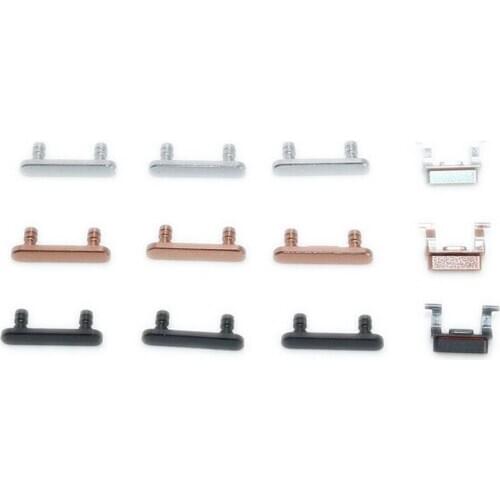 Silver/Black/Noeo Black/Gold/Rose Gold Color Volume Key Switch Power Lock Side Button Set for Apple iPhone 8 Plus