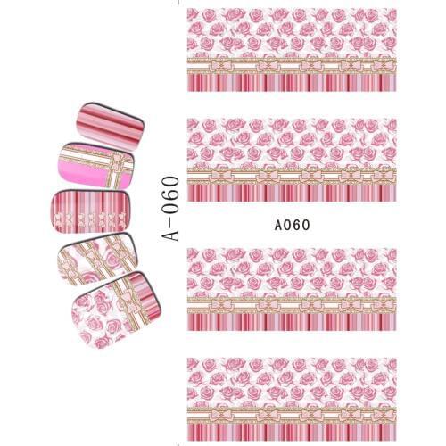 WATER DECAL NAIL STICKER FULL COVER FLOWER COCKSCOMB MORNING GLORY TIGER SKIN BRAZIL FLAG A055-060