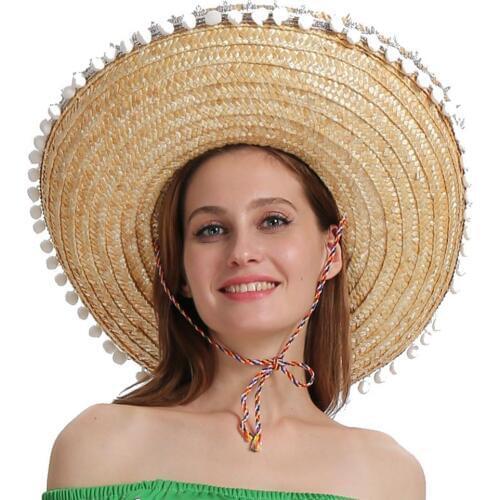 New Arrival Mexican Straw Hat Carnival Crazy Night Halloween Fancy Dress Party Hats