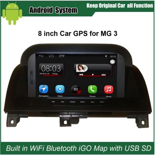 Upgraded Original Car Radio Player Suit to Morris Garages MG 3 MG3 Car Video Player Built in WiFi GPS Navigation Bluetooth