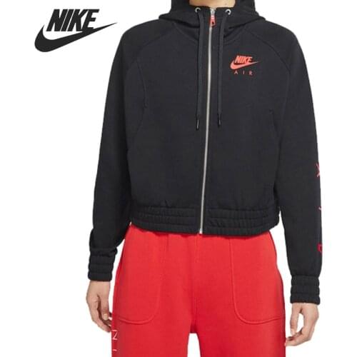 Original New Arrival NIKE W NSW AIR HOODIE FZ BB FLC Womens Jacket Hooded Sportswear