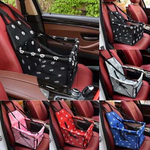 Pet Carriers Dog Car Seat Cover Carrying for Dogs Cats Mat Blanket Rear Back Hammock Protector transportin Double Thick