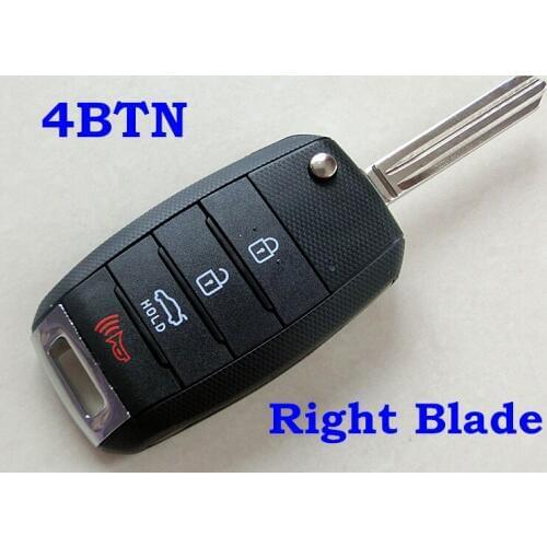 RMLKS New Replacement Keyless Entry 3 4 Buttons Flip Folding Remote Key Shell TOY40 blade Fit For K3 K2 Car Key Fob