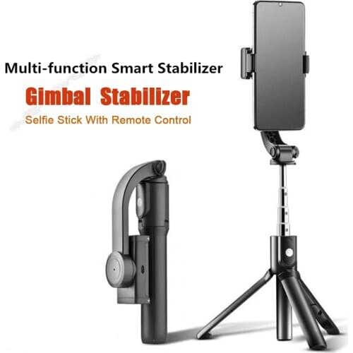 Handheld Gimbal Stabilizer Anti-Shake Selfie Stick Bluetooth Remote Control Tripod Outdoor Smart Phone Holder For IOS Android