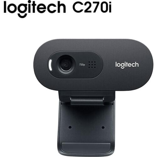 Logitech C270i 720p 3-MP Widescreen HD Webcam with Video Calling and Recording