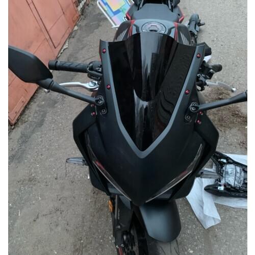 Windscreen For 2019 2020 2021 Honda CBR650R CBR 650 R 19 Wind Screen Deflectors Windshield Transparent Iridium Chrome Smoke