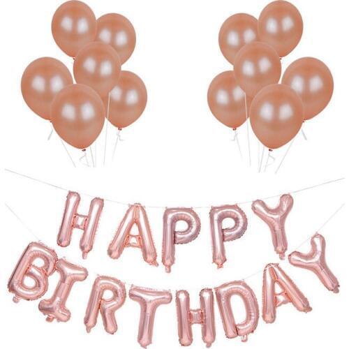 12 Inch Rose Gold Pearl Latex Balloons Wedding Decoration Birthday Party Anniversary Family Party Holiday Air Balloons