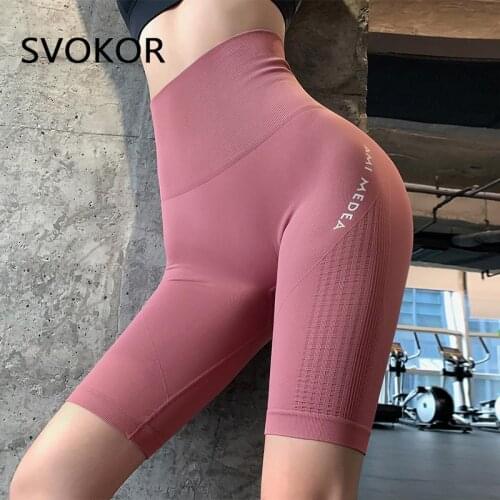 SVOKOR Printed Leggings Women Fitness Legging Slim Sport Legging Sexy Gym Leggins Workout Femme Elastic Pants Black Running