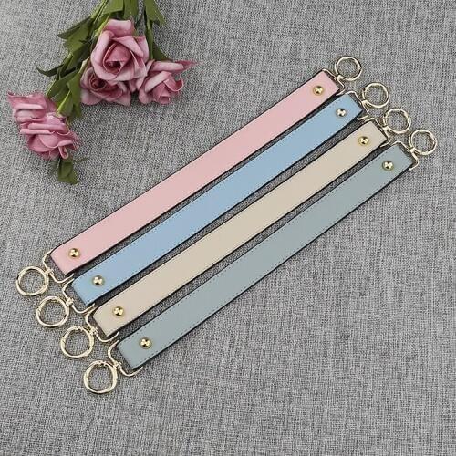 Women Girl PU Leather Purse Shoulder Handbag DIY Sewing Strap Handle Replacement 15 Colors Bag Accessories
