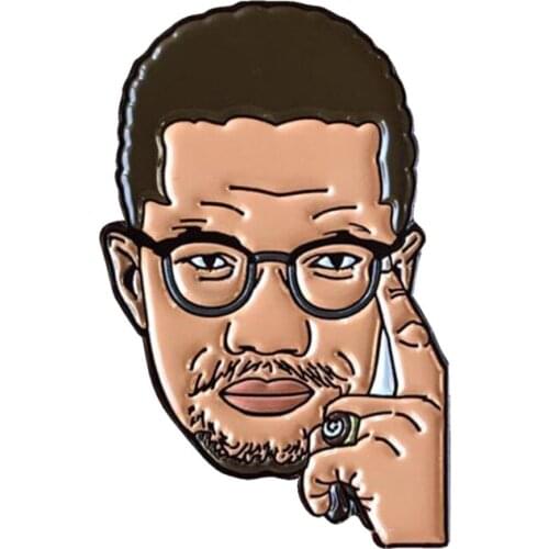 Malcolm X Lapel Pin
