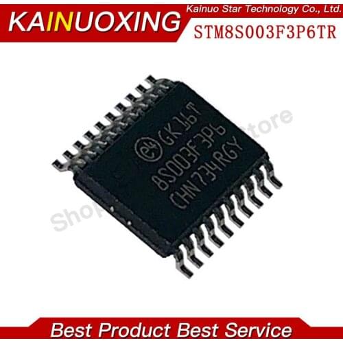 1pcs/lot STM8S003F3P6TR TSSOP-20 8S003F3P6 8-bit microcontroller MCU/8KB/16MHZ flash memory
