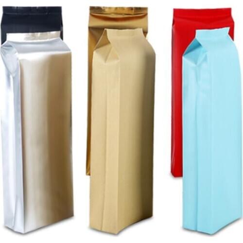 1000pcs/lot Coffee Bean Bag 250grams Volume Coffee Bean Pouch 0.5 Pound 8OZ bags Heat Sealable Retail Packing Food Storage Bags