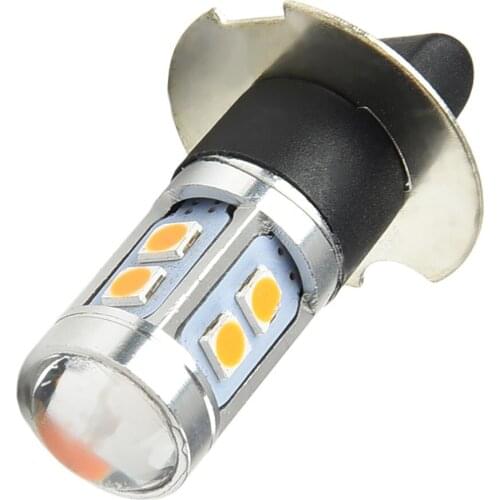 4300K Fog Lights DC 12V-24V Driving Bulb Driving Light High Power LED Yellow 2 Pcs