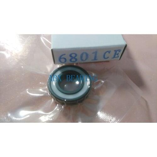 6801 2RS full SI3N4 ceramic deep groove ball bearing 12x21x5mm with seals 61801 2RS bearing