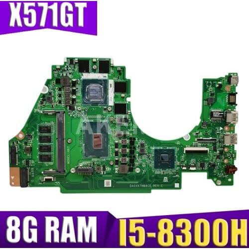 Akemy For ASUS VivoBook X571GT X571GD K571GD VX60GT Laotop Mainboard X571GT Motherboard I5-8300H CPU 8GB RAM GTX 1650/V4G