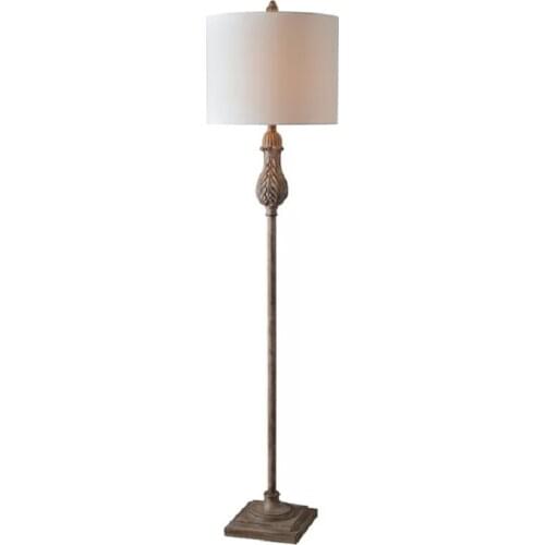 American retro floor lamp living room bedroom bedside study creative personality vertical floor lamp