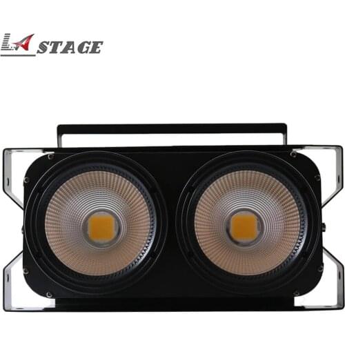 Free Shipping 2*100W Cool White/ Warm white COB LED Blinder Light Audience Light Stage Studio Light