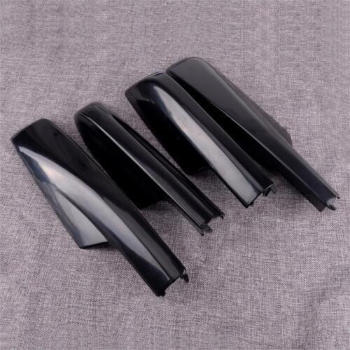 Black Car Roof Rack Cover Rail End Shell Replacement Fit For Toyota Highlander XU20 2001 2002 2003 2004 2005 2006 2007