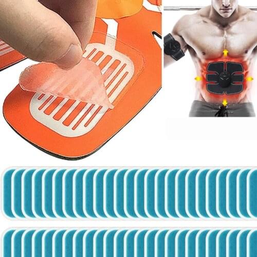 EMS Fitness Gel Pads Replacement for Trainer Weight Loss Muscle Stimulator Exerciser Replacement Massage Gel Patch Hydrogel