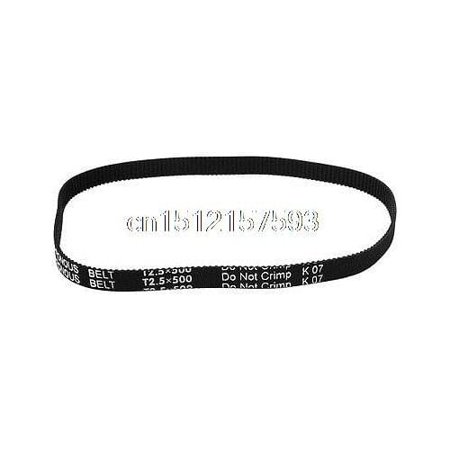 Milling Machine Variable Speed Drive Timing Belt 200 Teeth 10mm Width T2.5x500
