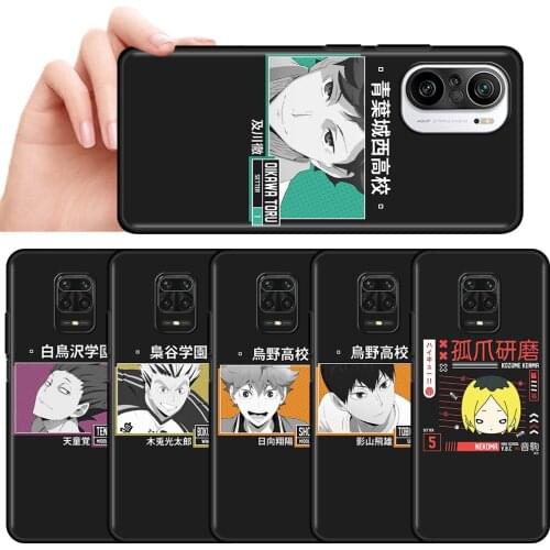 Haikyuu Volleball Anime Mobile Phone Case For Xiaomi Redmi Note 9S 9 4G 8 Pro 7 8T 8 10 9A 7A K40 8A 6A 9T K30 Pro Back Cover