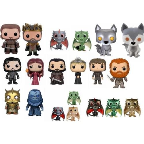 Games ROBB STARK 08# RENLY 12# CERSEL 51# BRAN 52# of throned Vinyl Action Figure Collection Models Toys for Children
