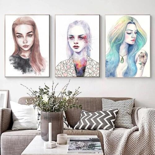 Canvas Painting Famous Women Poster Vintage Posters Home RoomArt Wall Stickers Wall Art Picture Home Decor