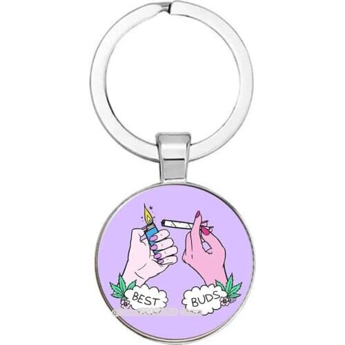 Best Selling Hot Selling Time Gem Pendant Keychain Wild Personality Fashion Keychain Friend Best Gift Wholesale