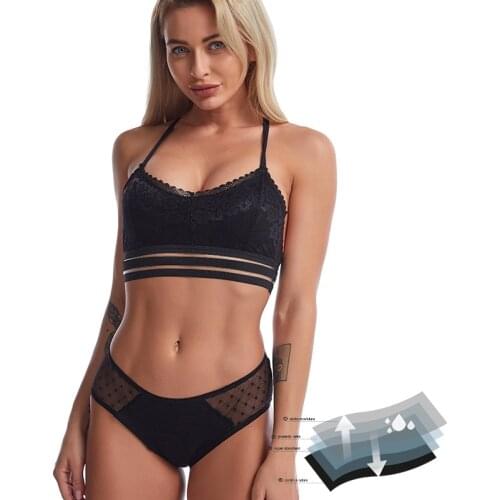 Menstrual Panties For Women Underwear Four Layers of Leak-proof Brief Period Underwear
