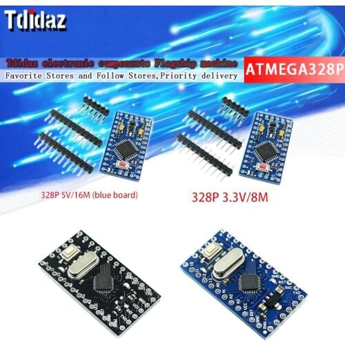 Pro mini improved ATMEGA328P / 168 chip 5V / 16M 3.3v / 8M electronic blocks for arduino