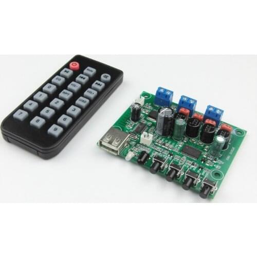 TPA3130 Bluetooth Amplifier Board 15W*2 Stereo Audio Amplifier Support U Disk AUX Desktop Home Sound Theater