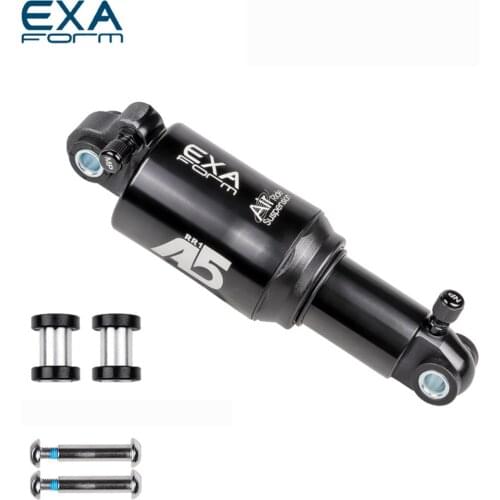 KS EXA MTB Bicycle Pneumatic Rear Shock Absorber 125/150/165/190mm Folding Bike Aluminum Alloy Single Double Air Chamber Parts
