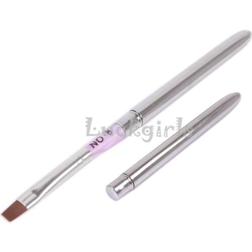 Professional Multi-Function NO.8 Crystal Pen Brush Painting Nail Art Acrylic UV Gel Design Brush Painting Drawing Pen Tips Tools