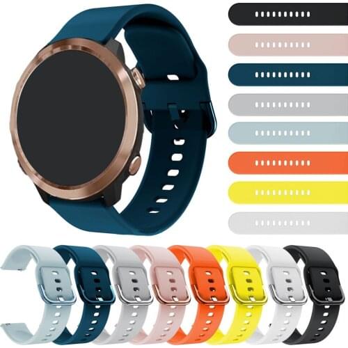 NE Silicone Smart Watch Band Quick Release Strap For Garmin Vivoactive 3 Music Vivoactive HR For Garmin Forerunner 645 Watchband
