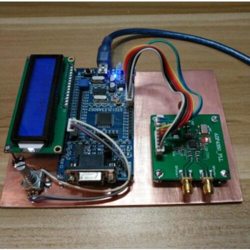 ADF4350 ADF4351 PLL RF frequency synthesizer 51 single chip microcomputer