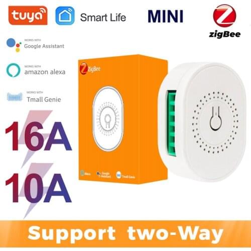 Tuya Zigbee Wireless Switch Module For Alexa Google Home Wifi DIY Switch Supports 2 Way Control No Hub Required with SmartLife