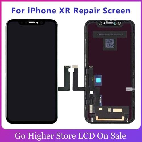 AAA For iPhone XR Lcd Display Digitizer Touch Screen Assembly For IPhone XR Phone Repair Part Free Tools